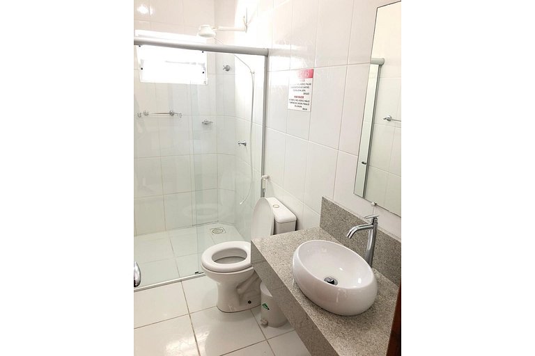 Residencial Gaivotas 05 - 1 Quartos - Completo 30m da praia