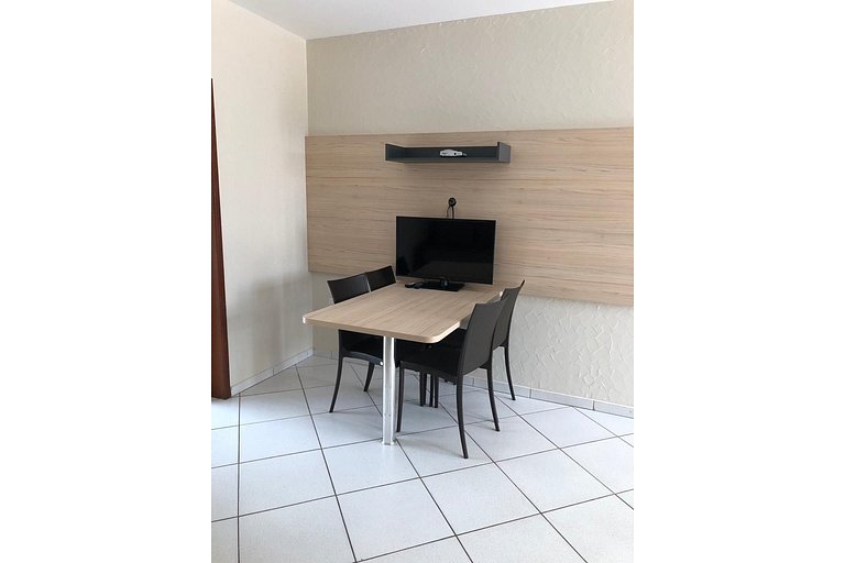 Residencial Gaivotas 05 - 1 Quartos - Completo 30m da praia