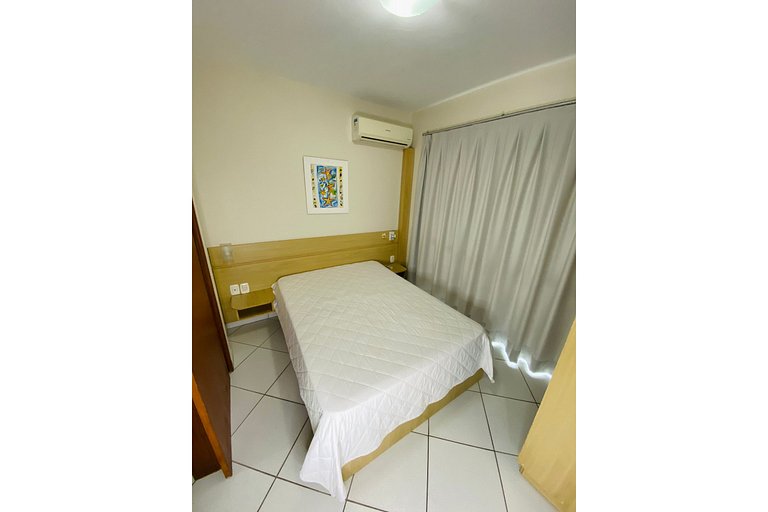 Resid. Gaivotas 08 - 1 Quartos | Apto completo a 70m da prai