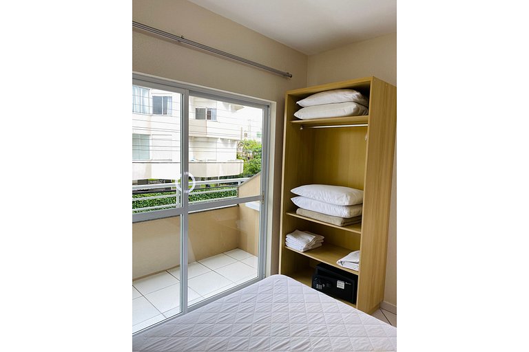 Resid. Gaivotas 08 - 1 Quartos | Apto completo a 70m da prai