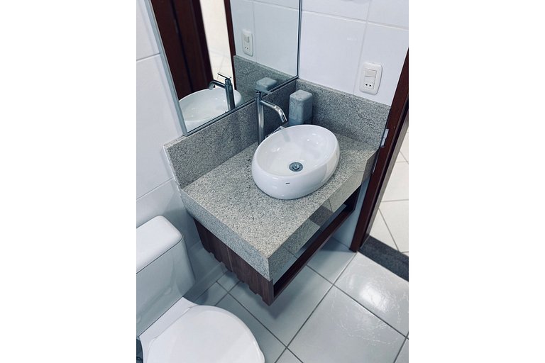 Residencial Gaivotas 01 - 2 Quartos - 30metros da praia