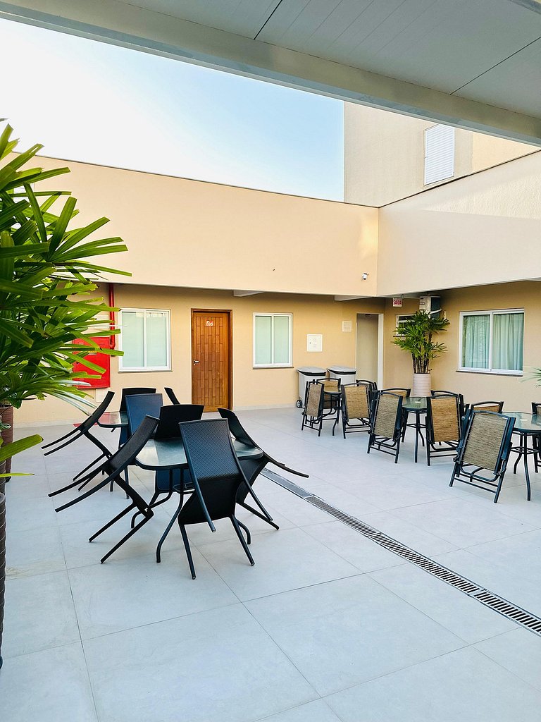 Resid. Gaivotas 08 - 1 Quartos | Apto completo a 70m da prai